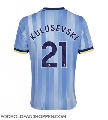 Tottenham Hotspur Dejan Kulusevski #21 Udebanetrøje 2024-25 Kortærmet